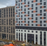 Ход строительства дома 5, секция 3.6, 3.7, 3.8 в ЖК Красное Яблоко -