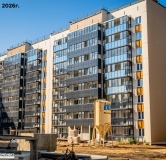Ход строительства дома 13, корпус 1 в ЖК Видный -