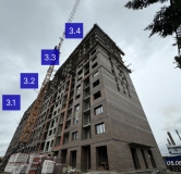 Ход строительства дома 3 в ЖК Zenith -