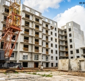 Ход строительства дома 9, 1 этап в ЖК Родные росы -