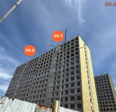 Ход строительства дома 36 в ЖК Авиатор (Авиатоr) -