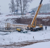 Ход строительства дома Литер 1 в ЖК Аурика -