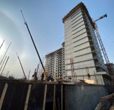 Ход строительства дома 1 в ЖК Лотос -