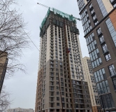 Ход строительства дома секция 5 в ЖК Расцветай на Красном -