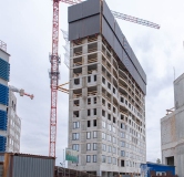 Ход строительства дома 2 в ЖК Оригана -