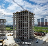 Ход строительства дома 21, ГП-72.105 в ЖК Мириады -