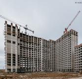 Ход строительства дома № 1491 (ГП-2) в ЖК Мятный -
