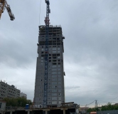 Ход строительства дома 145 в ЖК Динамика -
