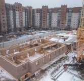 Ход строительства дома № 3.3, блок 1-3 в ЖК Мята -