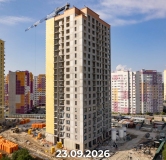 Ход строительства дома 10 в ЖК Прео-8 -