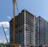 Ход строительства дома корпус 5 в ЖК Исеть Парк -