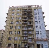 Ход строительства дома Корпус 4, 1 этап в ЖК Соседи -