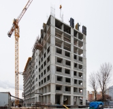 Ход строительства дома № 42, корпус 1 в ЖК Страна.Прибрежная -