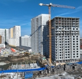 Ход строительства дома 1Д в ЖК На Тенистой -