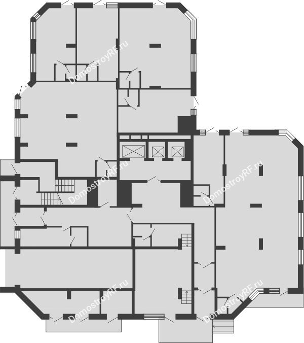 ЖД Камертон - планировка 1 этажа