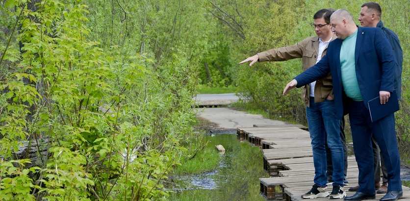 Тротуар обустроят на месте разлива водоёма на Рябцева в Нижнем Новгороде - фото 1