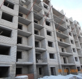 Ход строительства дома блок Б в ЖК Перспектива -