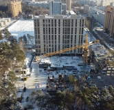 Ход строительства дома 13 в ЖК Квартал на Российской -