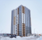 Ход строительства дома 45 в ЖК Высота 45 -