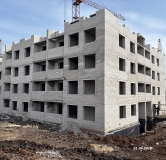 Ход строительства дома литера 2 в ЖК Атмосфера -