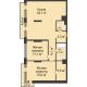 2 комнатная квартира 92,9 м² в Квартал Новин, дом 6 очередь ГП-6 - планировка