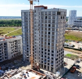 Ход строительства дома № 20, корпус 1 (A) в ЖК Отличие -