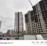 Ход строительства дома 1 в ЖК Рассвет -