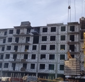 Ход строительства дома № 4 в ЖК В мкр. Новалэнд -