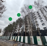 Ход строительства дома 19, секция 21.1, 21.2, 21.3 в ЖК Авиатоr -