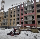 Ход строительства дома 17 в ЖК Радужный-2 -