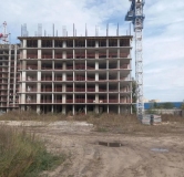 Ход строительства дома № 259/27, поз. 4,5 (3 этап) в ЖК Домино -