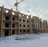 Ход строительства дома 46, блок В, 2 этап в ЖК Семейный квартал Ритм -