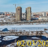 Ход строительства дома № 5.1 в ЖК Новоостровский -