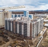 Ход строительства дома 2, 1 этап в ЖК 5+ (Пять плюс) -