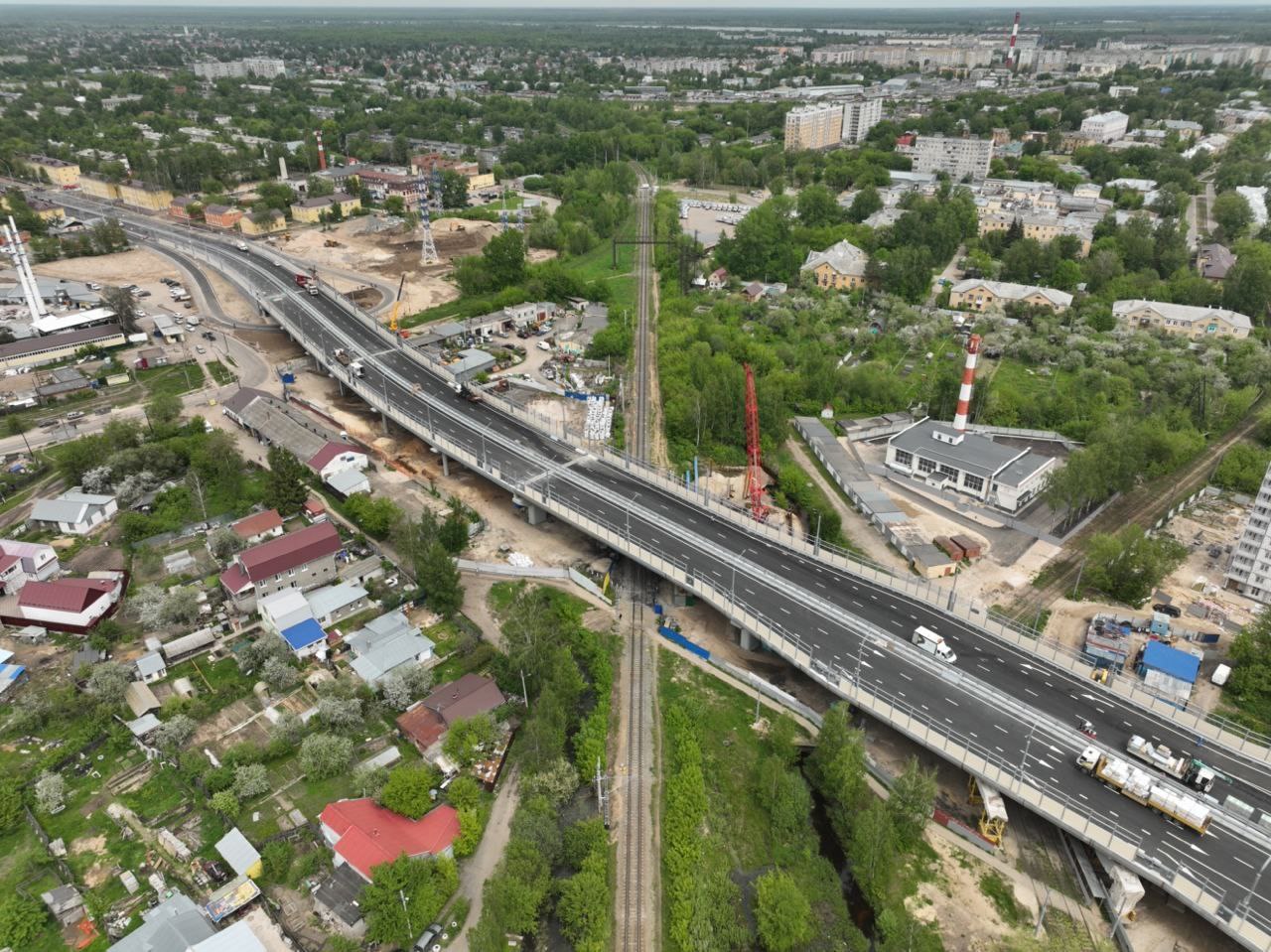 Транспортную развязку на Циолковского открыли в Нижнем Новгороде 3 июня - фото 1
