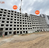 Ход строительства дома 26 в ЖК Авиатор (Авиатоr) -