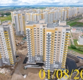 Ход строительства дома № 13 в Микрорайон Нанжуль-Солнечный -
