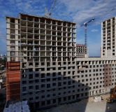 Ход строительства дома 10, корпус 1 в ЖК Остров-сад -