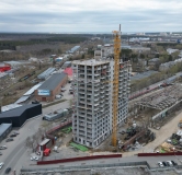 Ход строительства дома 2 в ЖК Комсомольский -