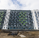 Ход строительства дома 4 в ЖК Никс Лайн на Блюхера -