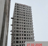 Ход строительства дома секция 6 в ЖК Авиатор -