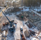 Ход строительства дома 5/1, 1 этап в ЖК Вита-парк -