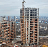 Ход строительства дома литер 14 в ЖК Холмогоры -