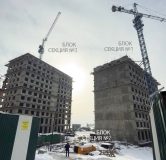Ход строительства дома 44 в ЖК Salut -