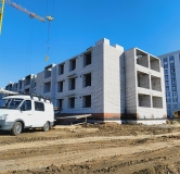 Ход строительства дома 2 в ЖК Ривьера -