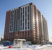 Ход строительства дома 1 в ЖК Май -