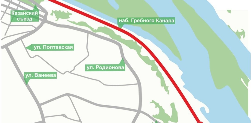 В Нижнем Новгороде перекроют Набережную Гребного канала из-за митинга 17 ноября - фото 1