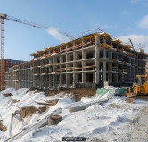 Ход строительства дома 45 в ЖК Европейский Берег -