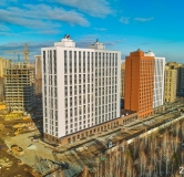 Ход строительства дома 28А.11 в ЖК Ньютон -
