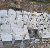 Ход строительства дома 4 (ГП-8) в ЖК Концепт. Озерный -